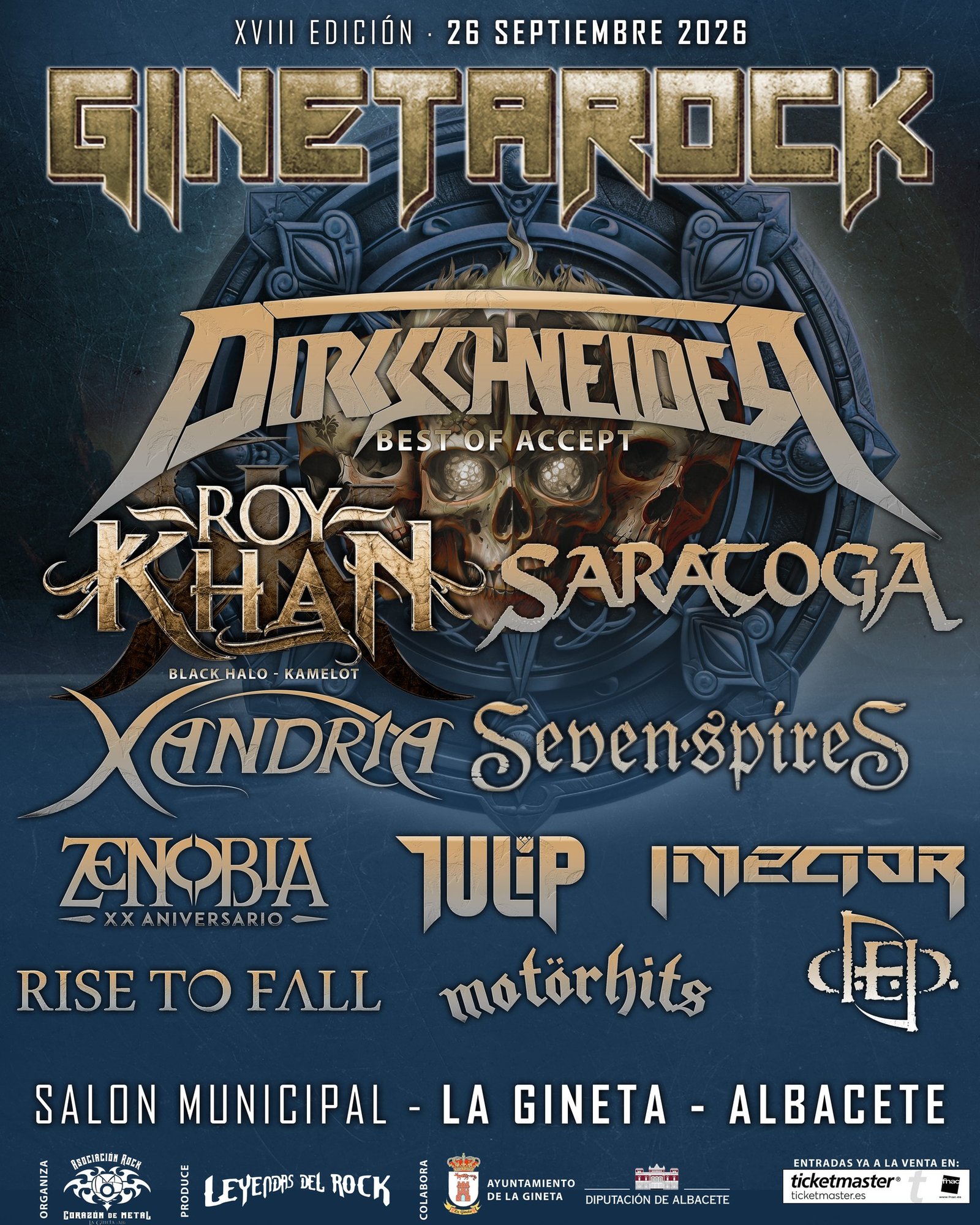 Cartel o imagen promocional de Ginetarock XVIII