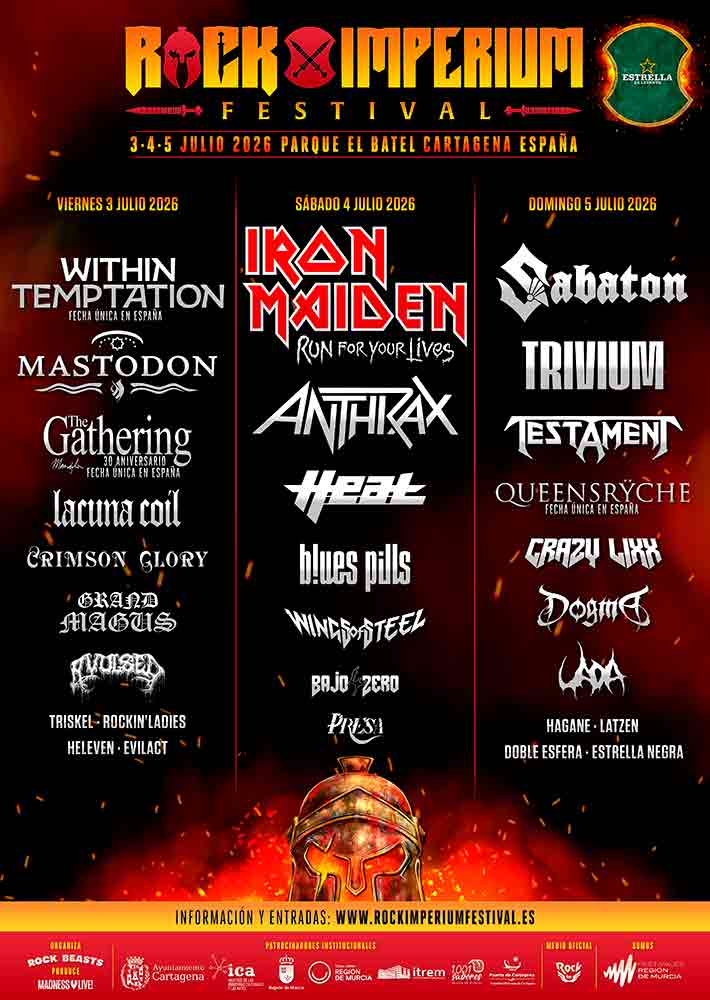 Cartel o imagen promocional de Rock Imperium Festival