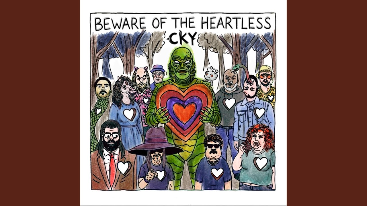 Ilustración oficial del sencillo Beware Of The Heartless de CKY