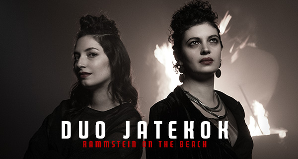 Imagen oficial de Duo Jatekok para el espectáculo Rammstein on the Beach