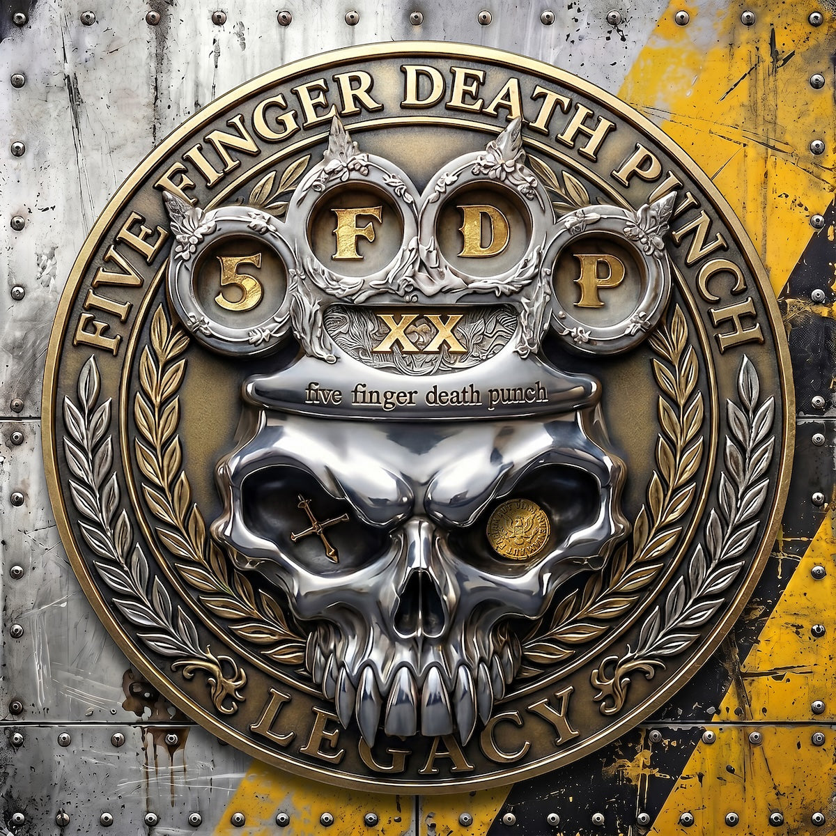 Portada oficial de Legacy, décimo álbum de Five Finger Death Punch