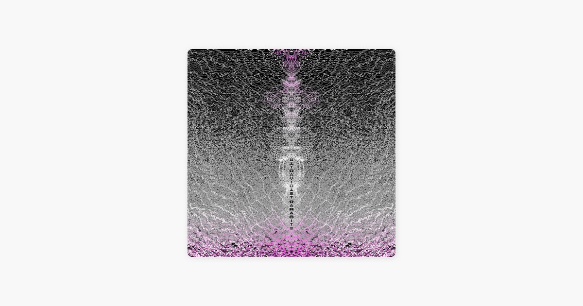 Arte de Ultraviolet Parasite de Frontierer, con texturas negras y violetas