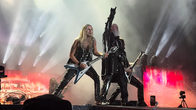 Judas Priest durante el comienzo de la gira Faithkeepers en BOBfest