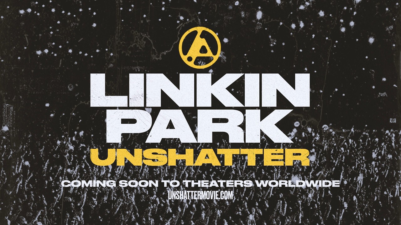 Cartela oficial del documental Unshatter de Linkin Park