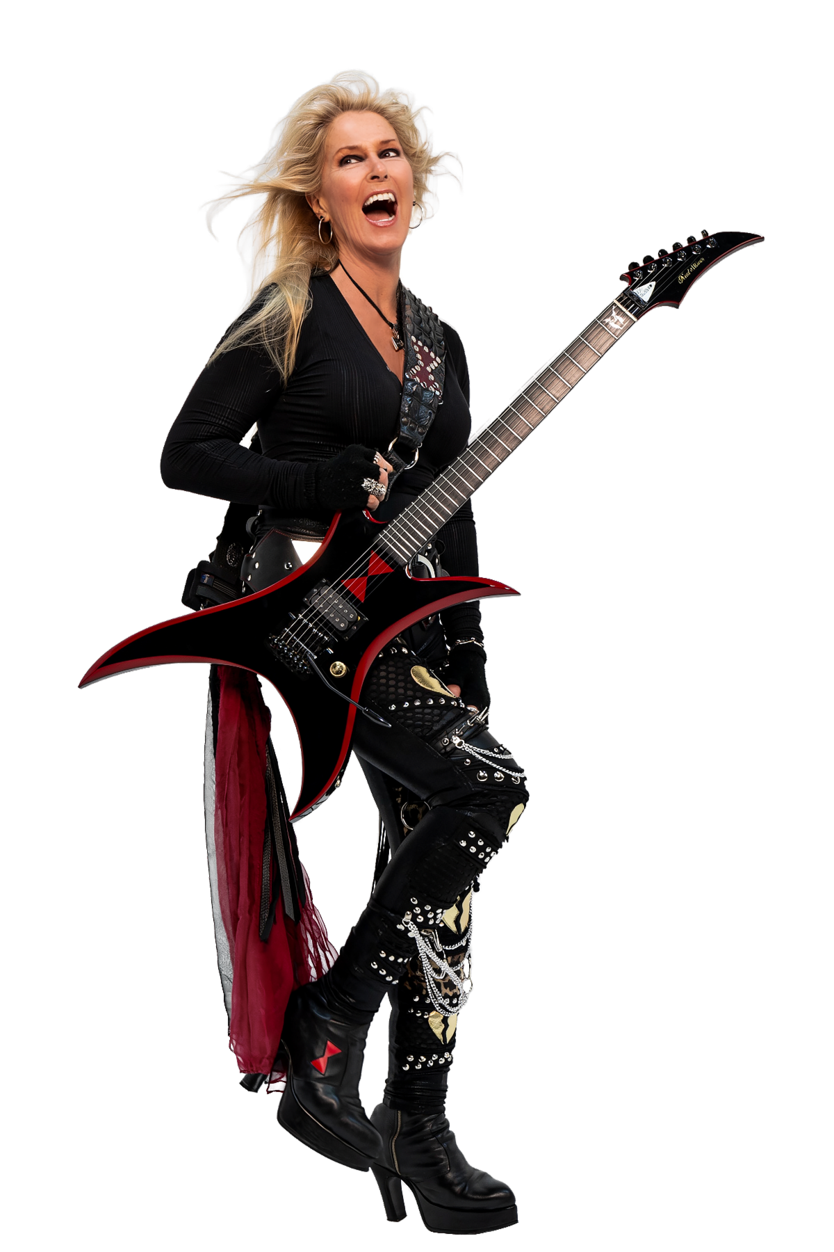 Gráfico promocional de Lita Ford y su fichaje por Frontiers Music