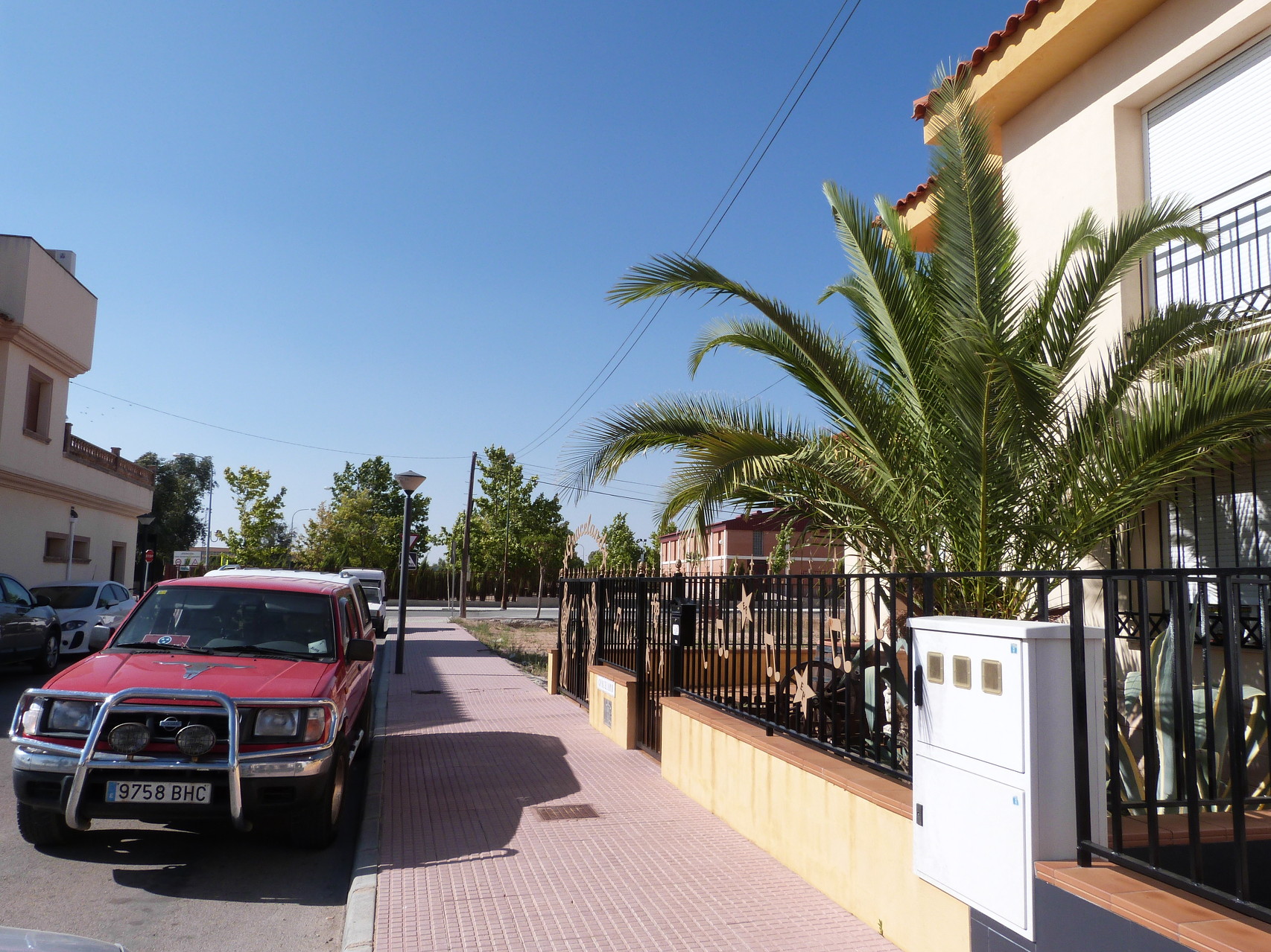 Exterior de la casa de Marcos Elvis en Pedro Muñoz