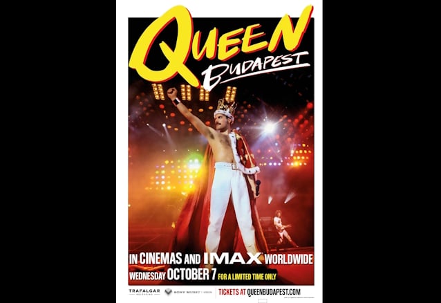 Cartel oficial de Queen Budapest restaurado en 4K