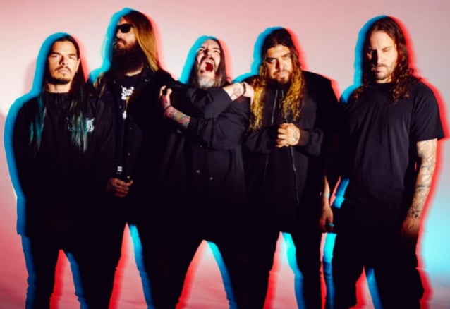 Fotografía promocional en blanco y negro de Suicide Silence