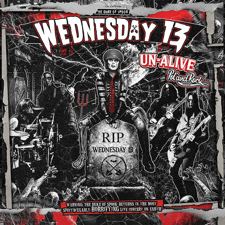 Portada oficial del directo Un-Alive from Pol’and’Rock 2025 de Wednesday 13